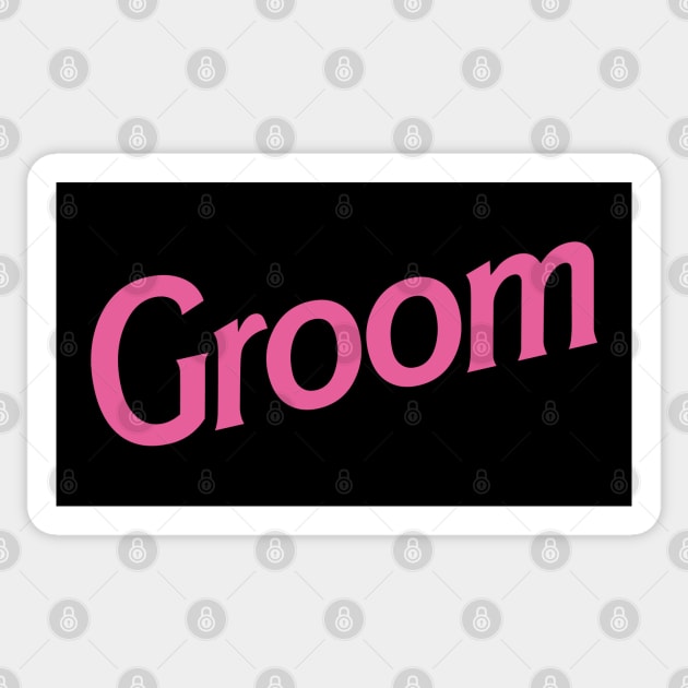 Groom Barbie logo Sticker by byb